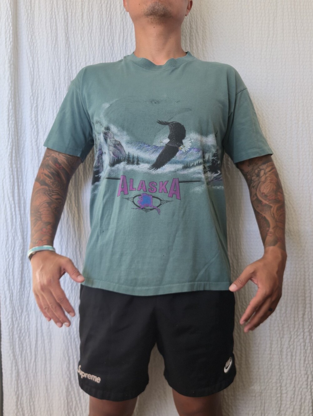 Vintage 90's Alaska Single Stitch Shirt Large